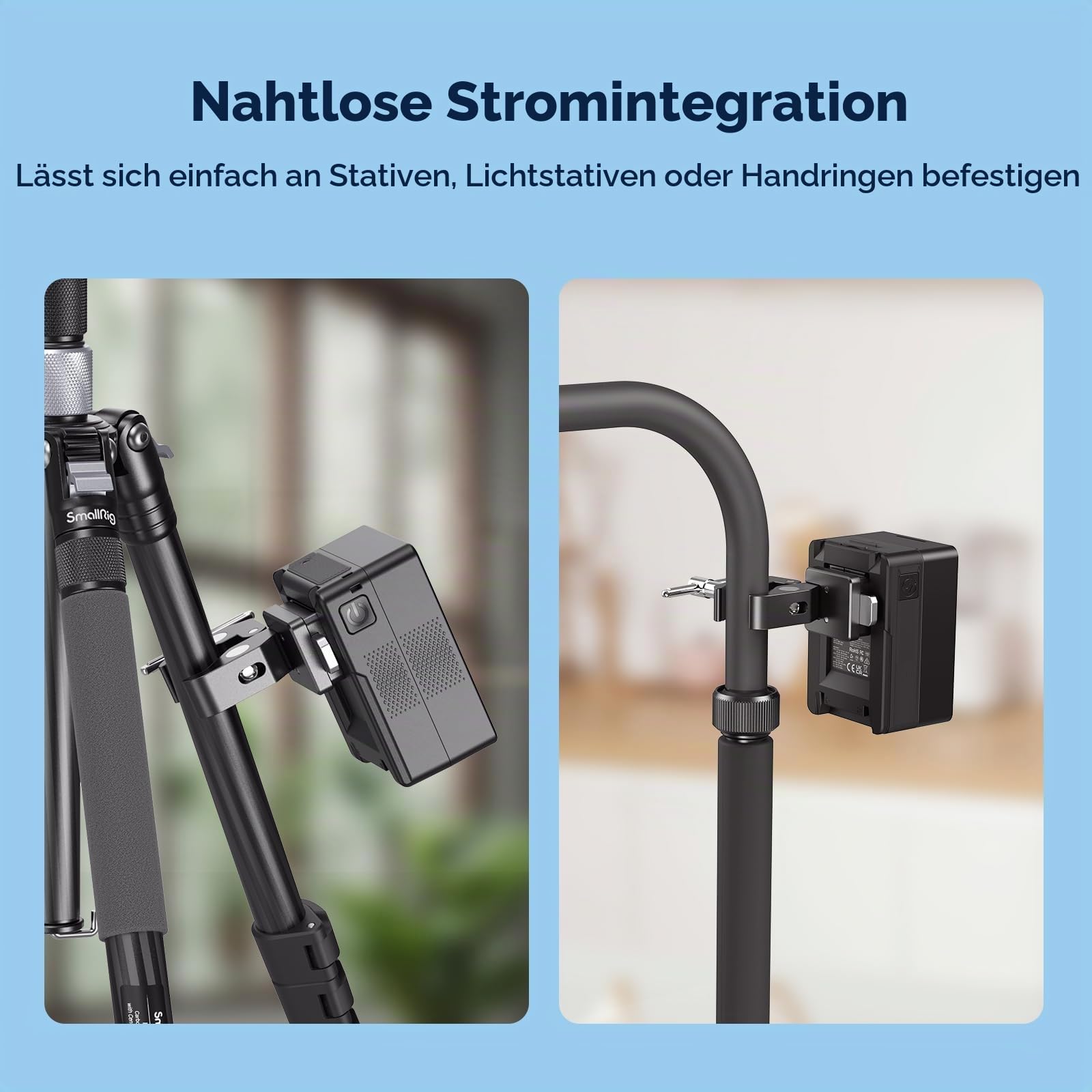 smallrig-5313-v-mount-klemme-krabbenform-15-40-mm-rohrklemme-1-5-kg-tragkraft image 6