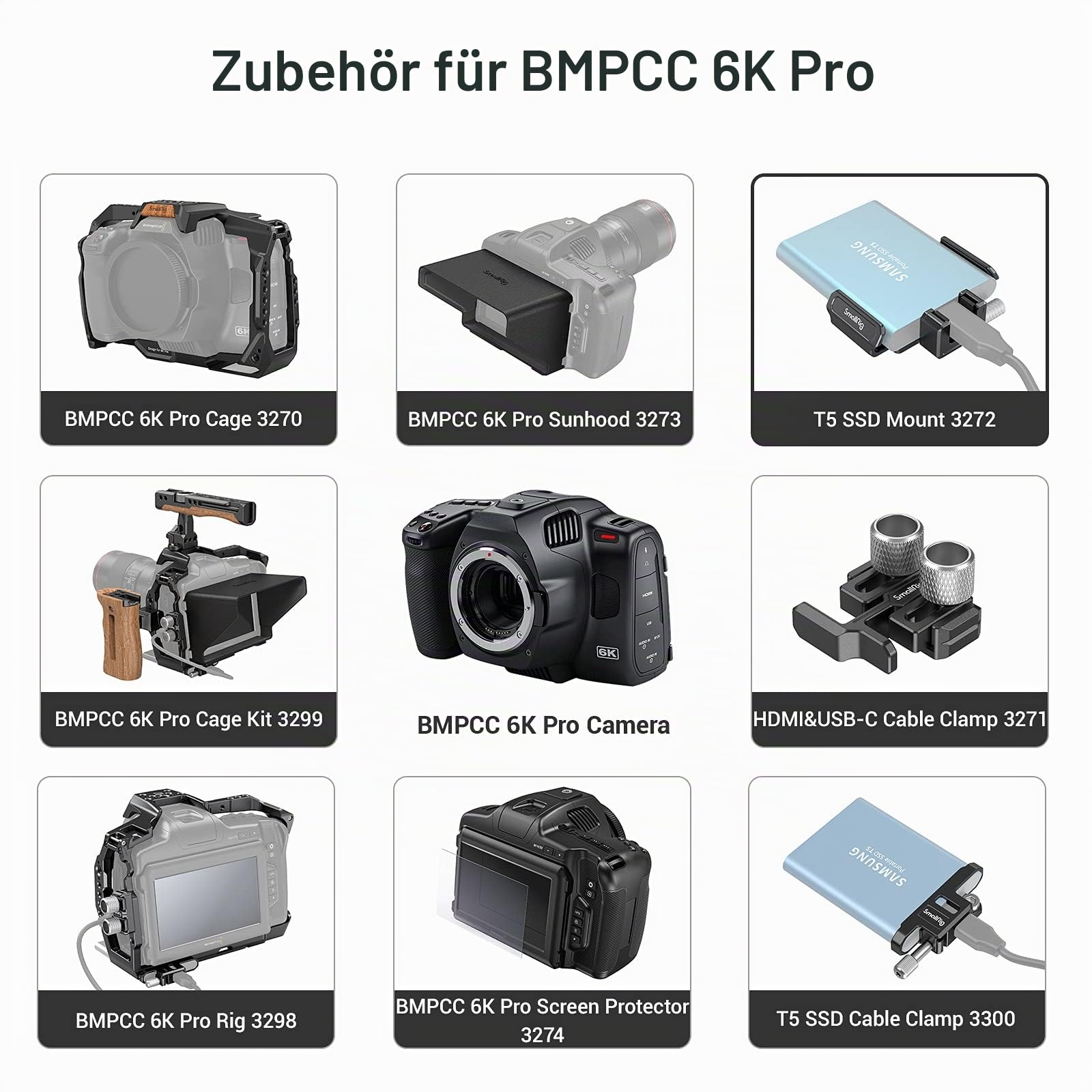 smallrig-3272-ssd-halterung-f-r-samsung-t5-t7-f-r-bmpcc-6k-pro-cage-3270 image 5