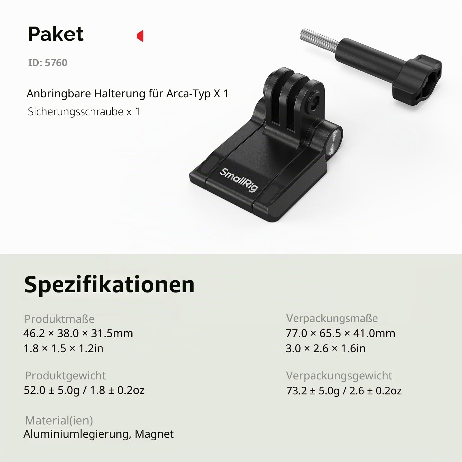 smallrig-magnethalterung-f-r-dji-osmo-nano-action-gopro-hero-mit-arca-5760 image 8