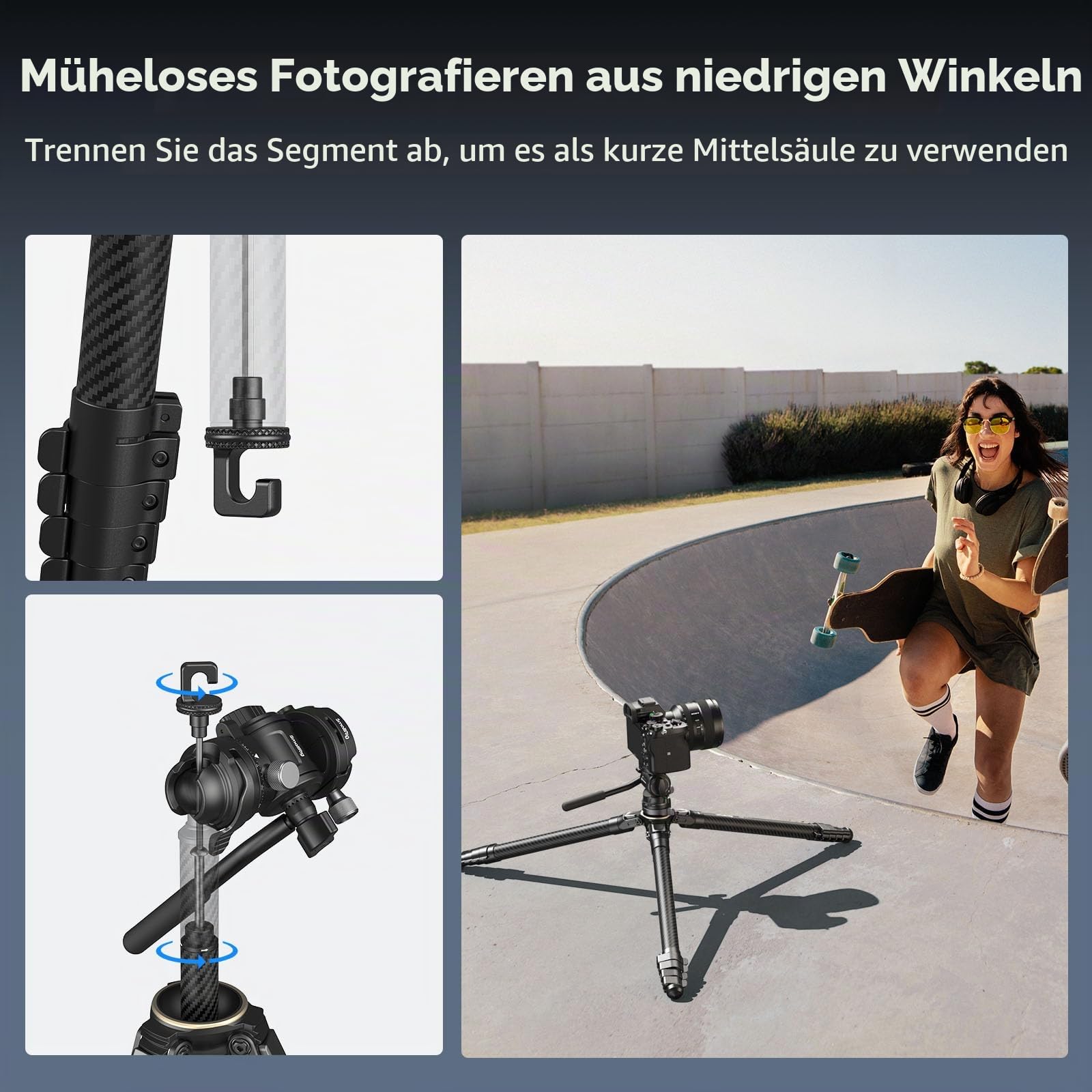 smallrig-5028-freeblazer-carbon-reisestativ-set-158-cm-mit-video-neiger-und-einb image 4