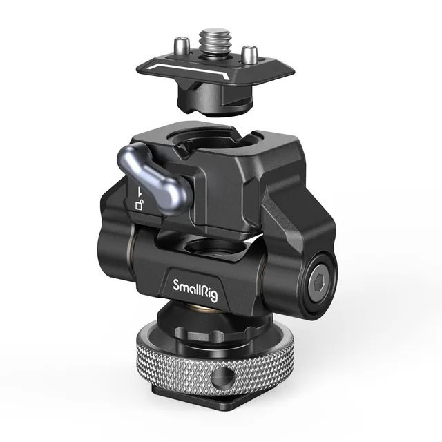 smallrig-3514c-hawklock-quick-release-monitor-halterung-mit-cold-shoe-f-r-5-und- image 1