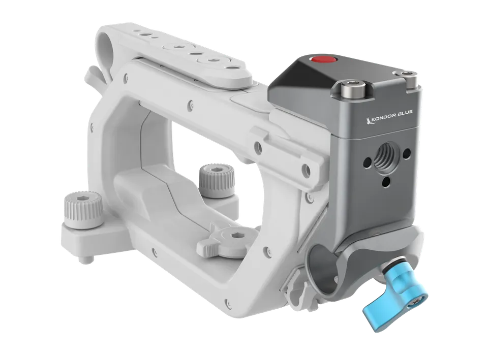 kondor-blue-canon-c400-run-stop-trigger-handle-modul-mit-lanc image 1