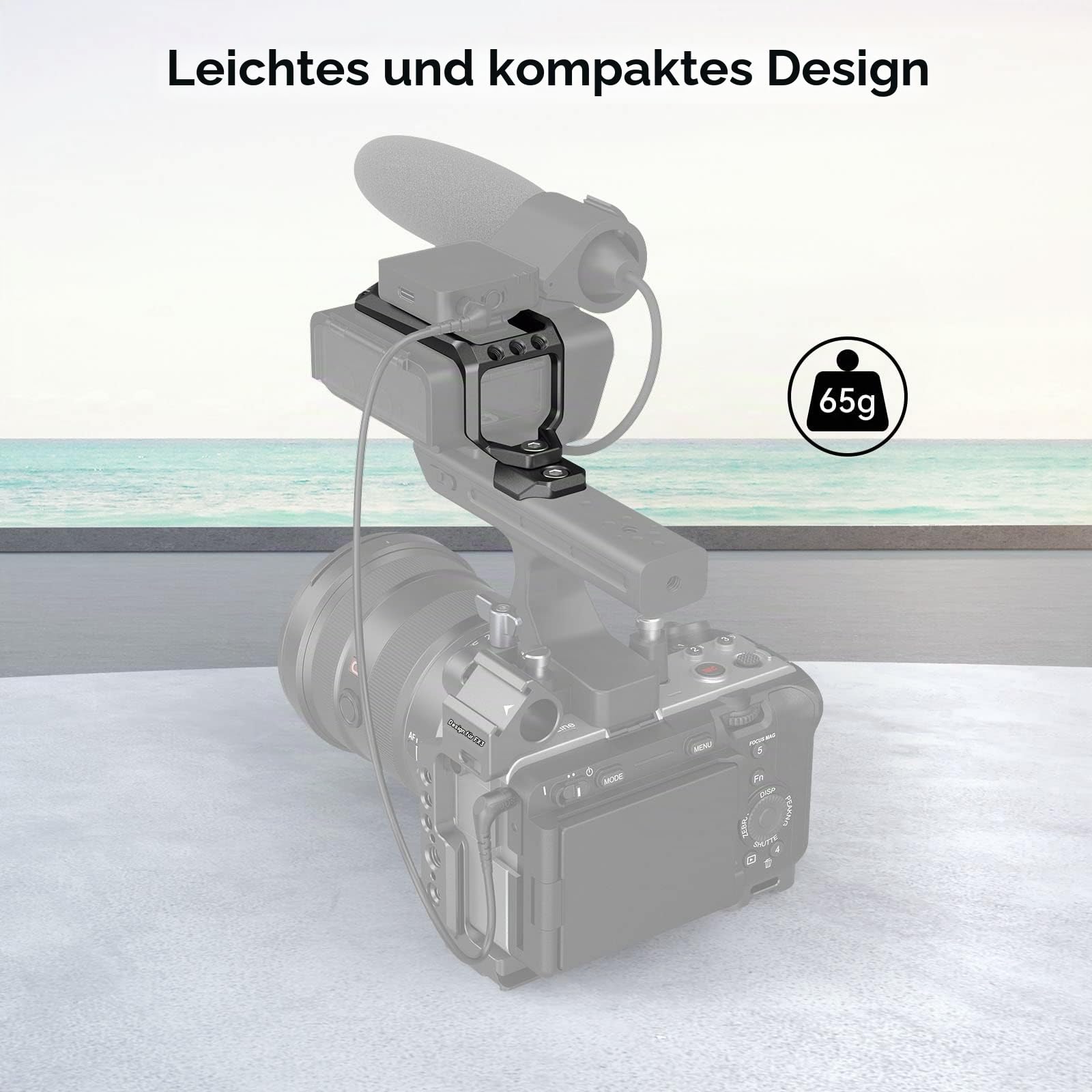 smallrig-md3990-xlr-griff-top-mount-platte-f-r-sony-fx3-fx30-aluminium image 3