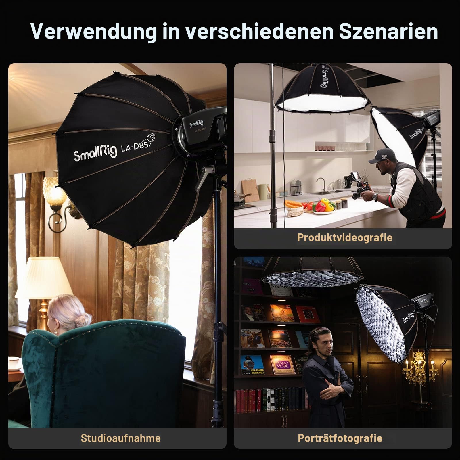smallrig-parabolic-softbox-la-d85-85-cm-bowens-mount-softbox-4158 image 6