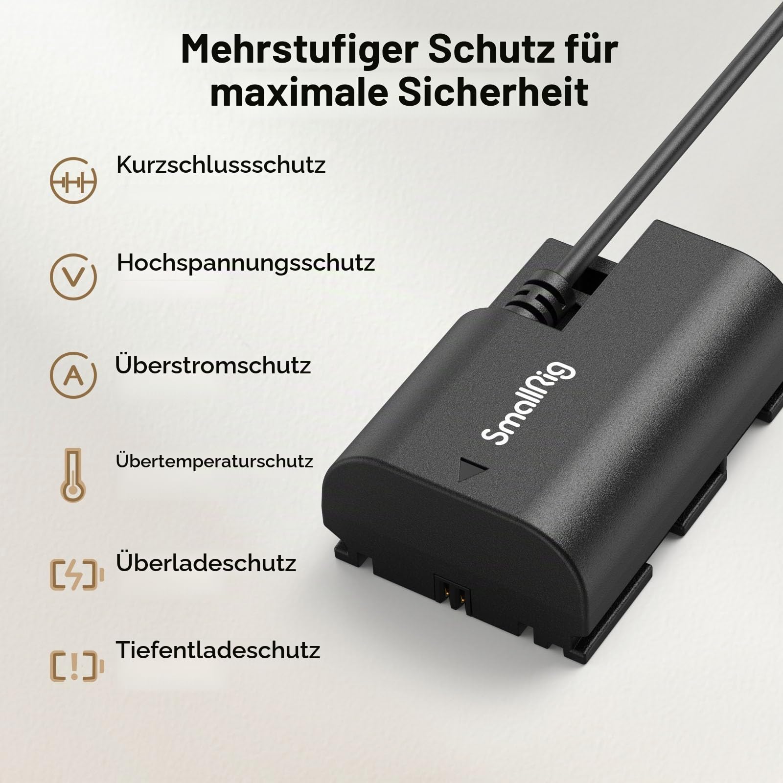 smallrig-4252-d-tap-auf-lp-e6nh-dummy-akku-mit-spiral-kabel-f-r-canon-eos-r5-r6- image 6