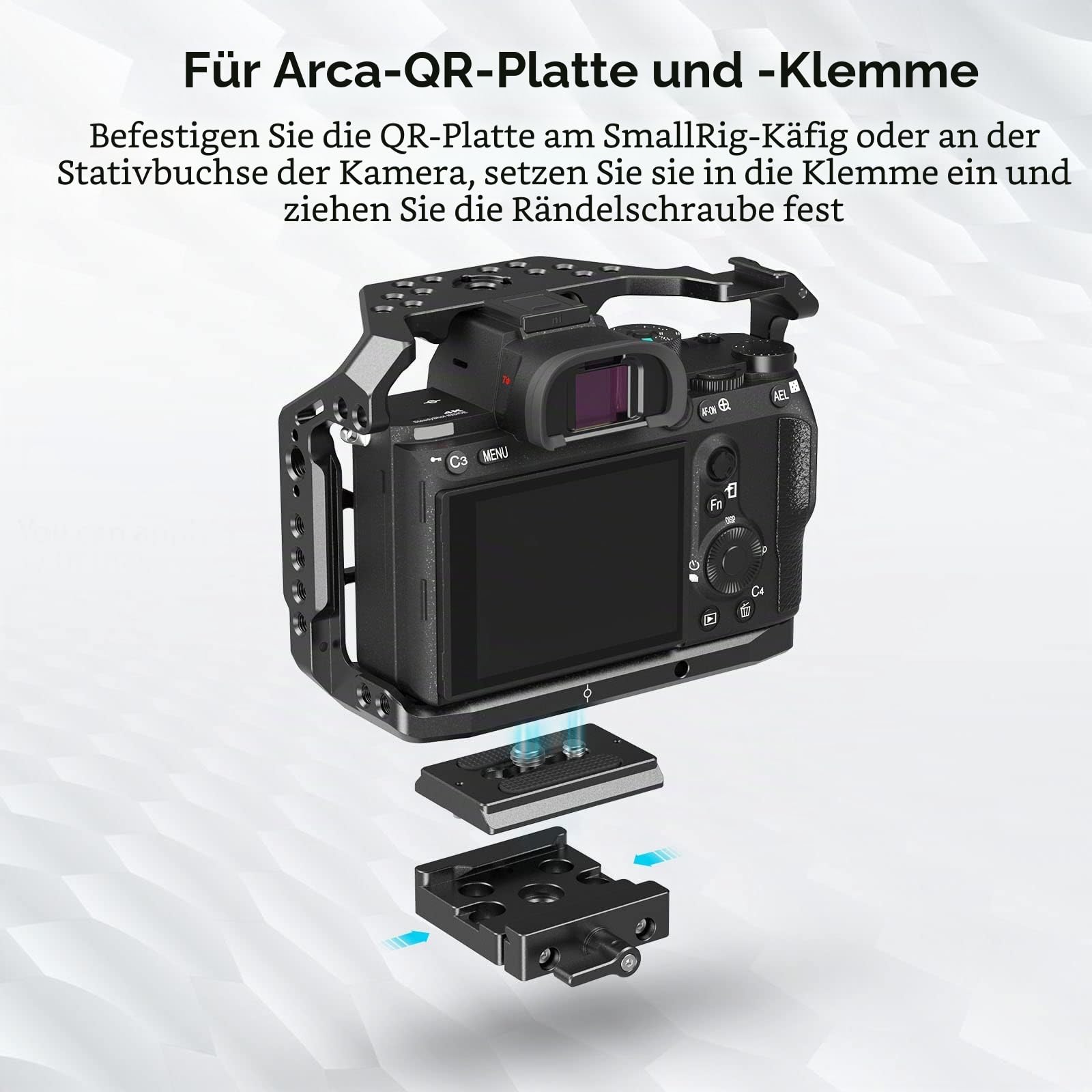 smallrig-schnellwechsel-klemme-und-platte-baseplate-f-r-arca-standard-2280 image 2