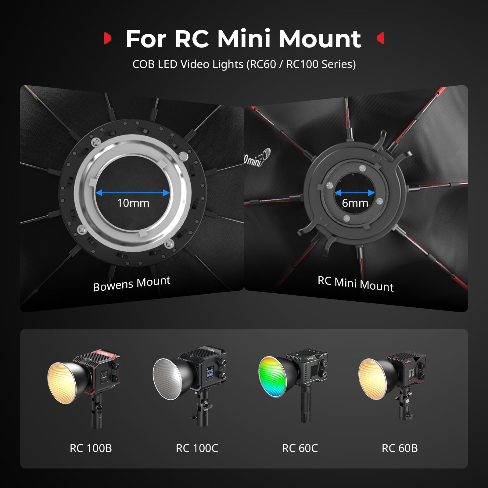smallrig-4682-ra-d60-parabolic-softbox-23-6-quick-release-f-r-rc-60b-mit-grid image 2
