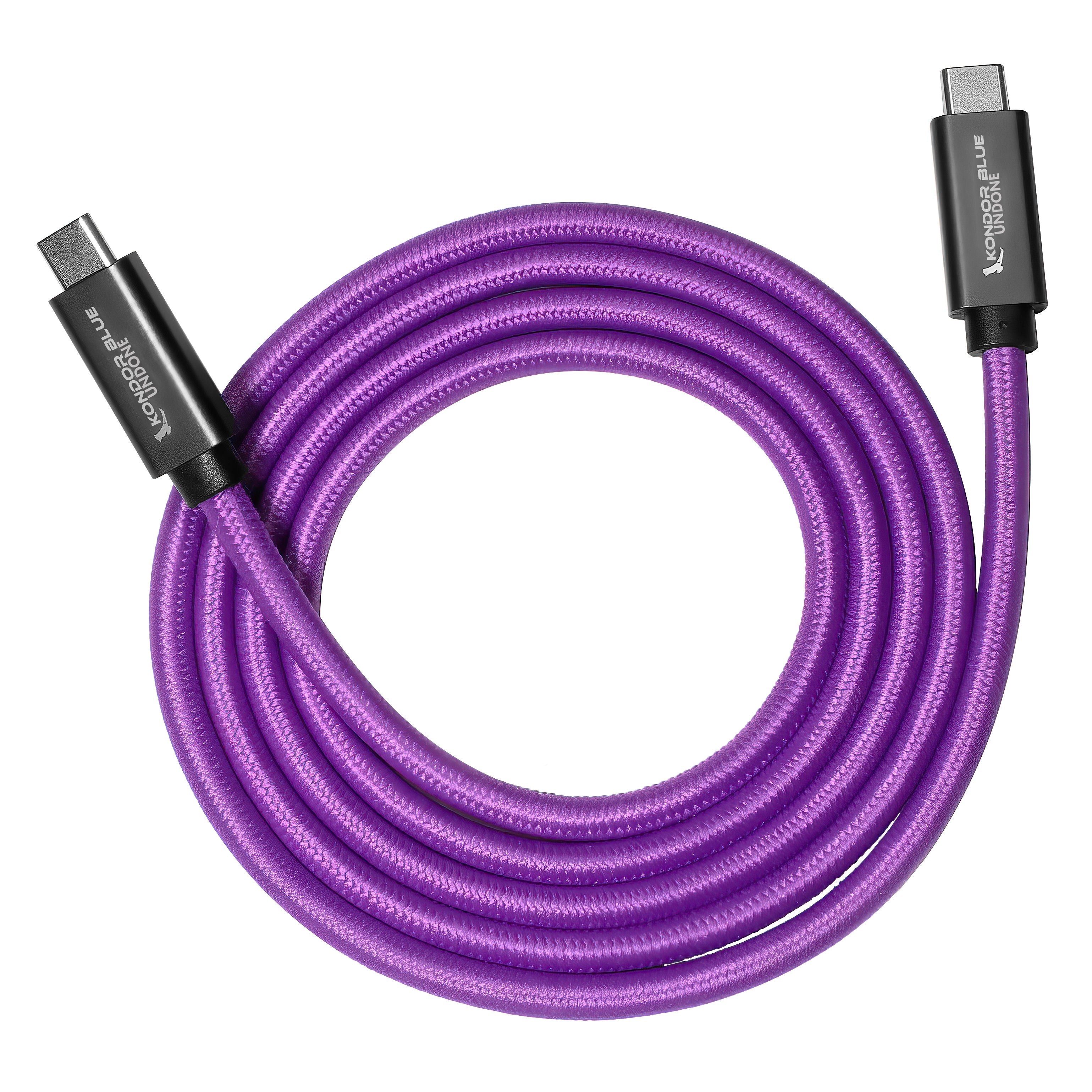 kondor-blue-x-gerald-undone-usb-c-3-2-kabel-4-foot-100w-20gb-s-lila image 1