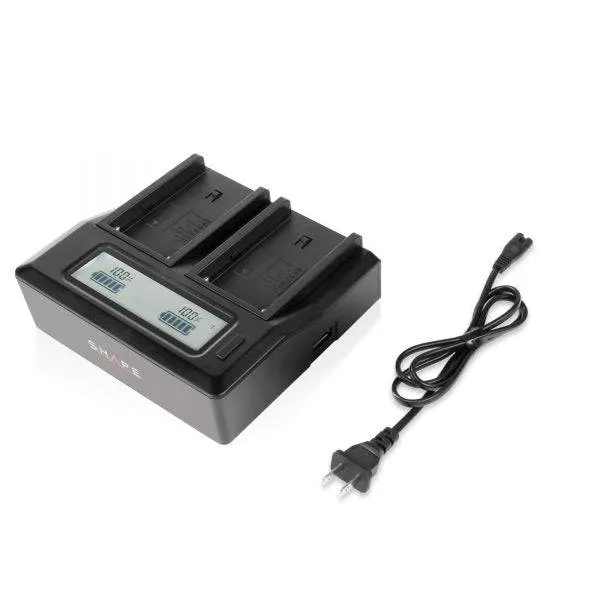 shape-bp-u-dual-lcd-ladeger-t-mit-usb-f-r-sony-akkus image 1