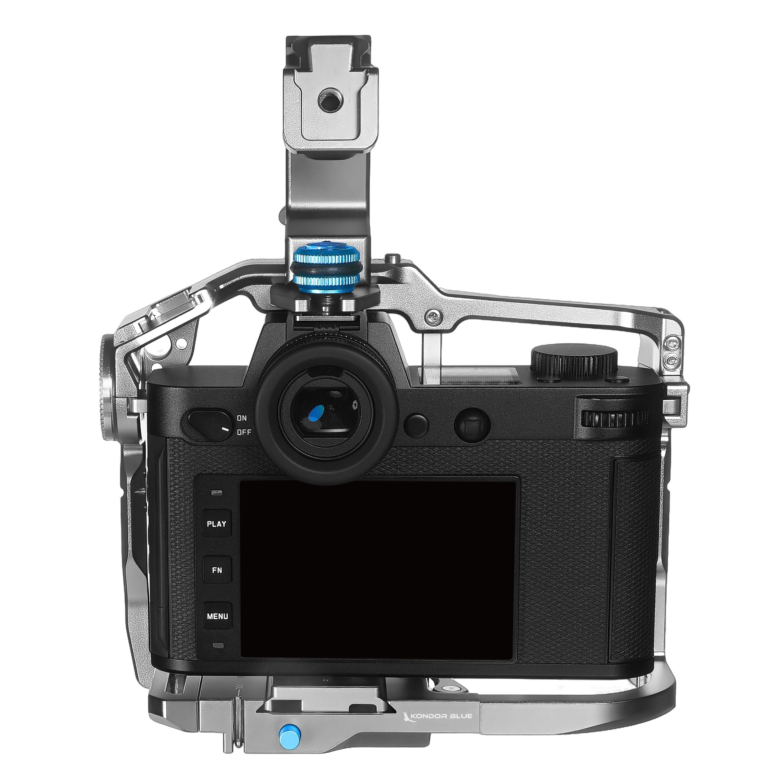 kondor-blue-leica-sl2s-sl2-sl-full-cage-mit-arca-qr-und-nato-schienen image 5