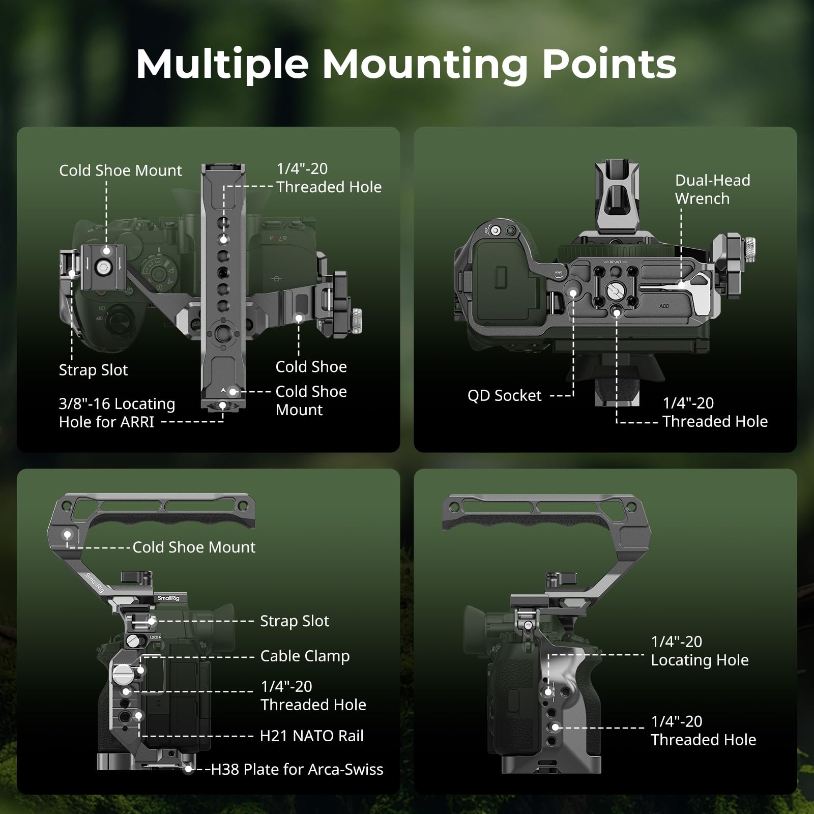smallrig-hawklock-basic-cage-kit-6703-f-r-sony-alpha-7r-vi-mit-topgriff image 4