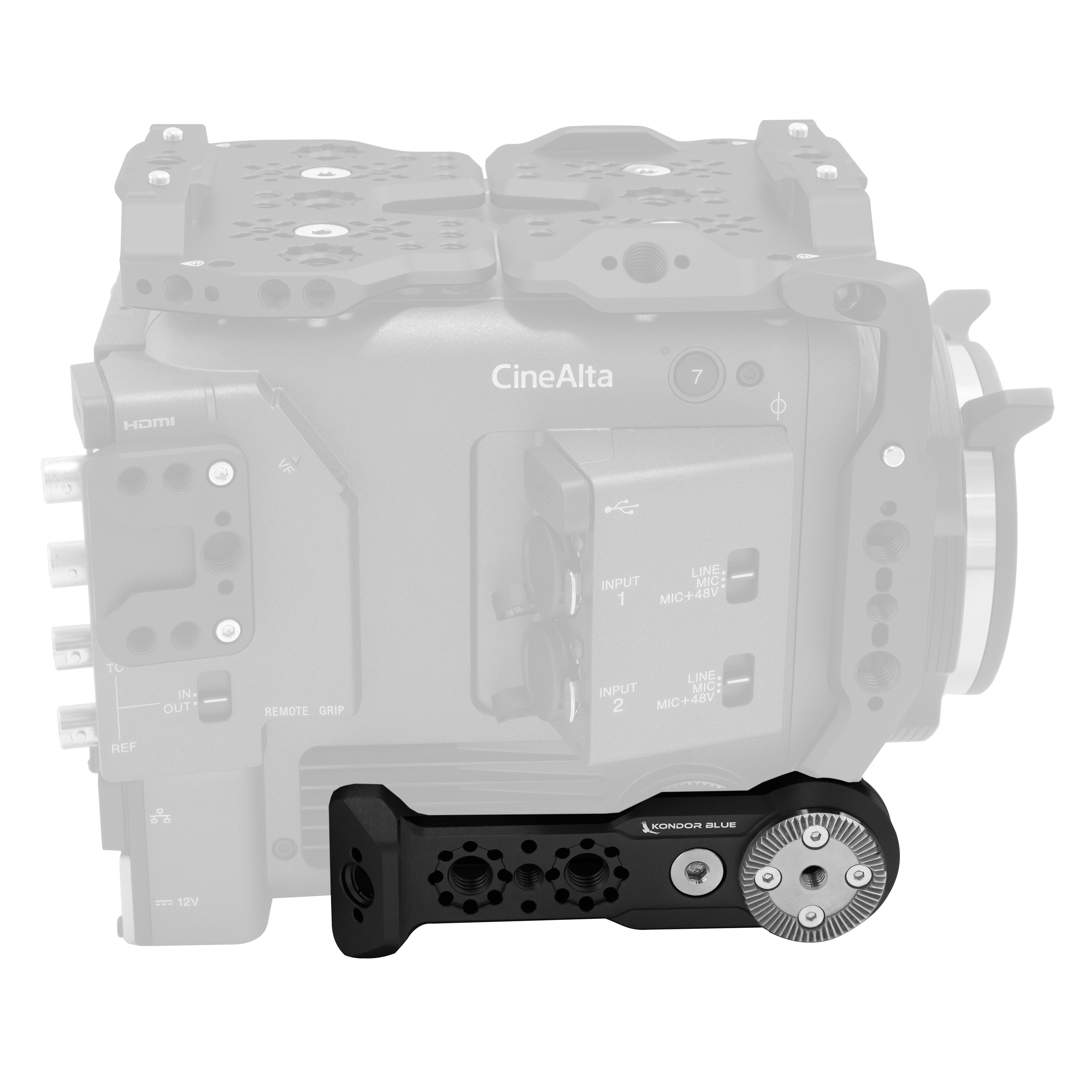kondor-blue-sony-burano-cage-side-rosette-plate-arri-rosette image 2