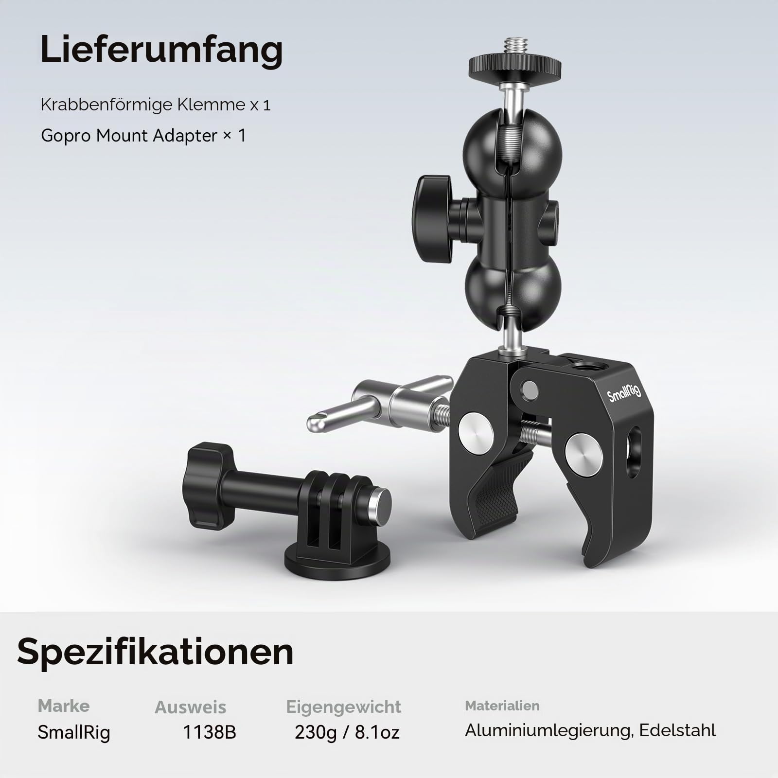 smallrig-1138b-mini-magic-arm-mit-super-clamp-klemme image 7