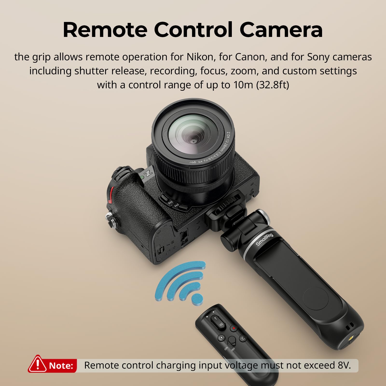 smallrig-sr-rg2-4551-kabelloser-aufnahmegriff-selfie-stick-stativ image 3