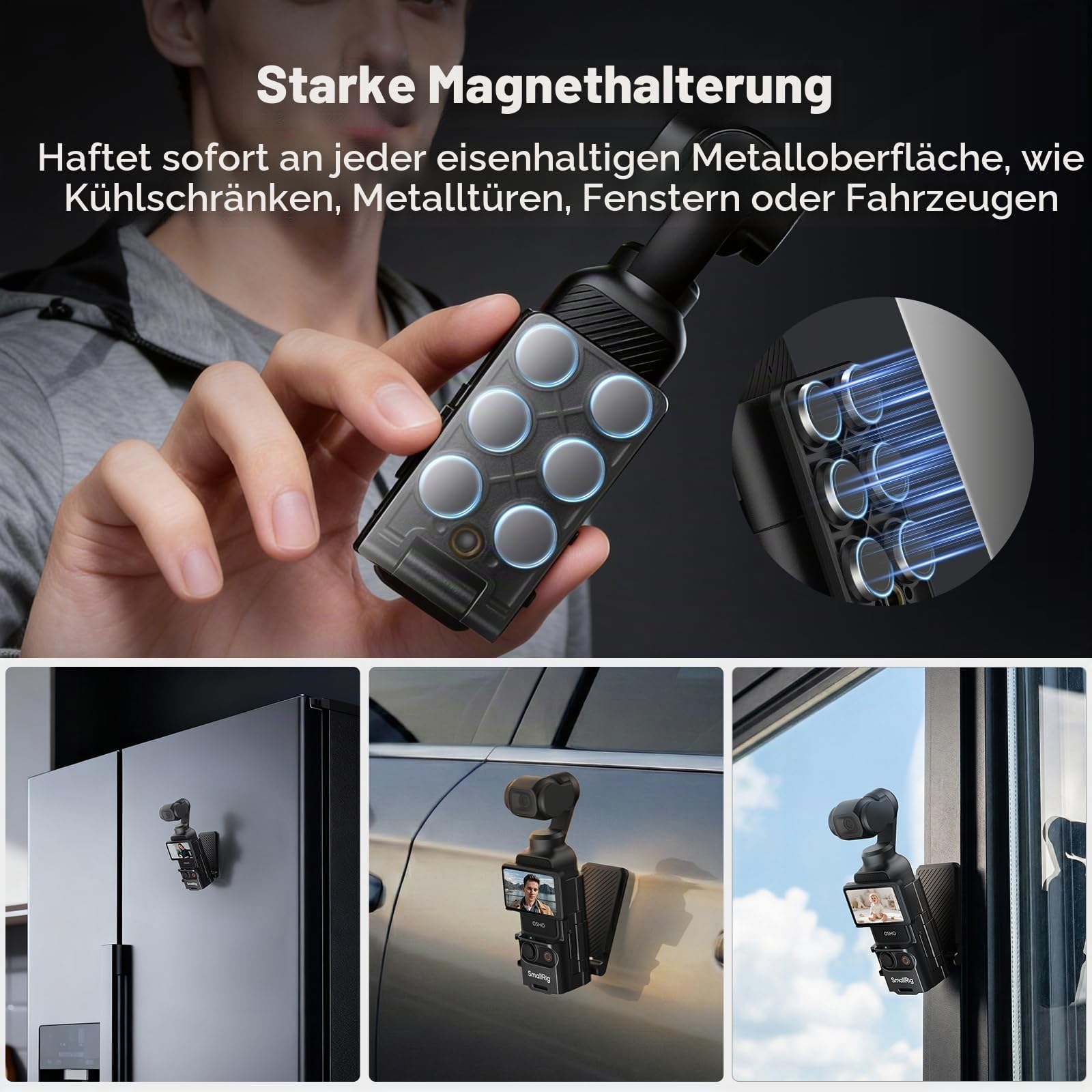 smallrig-5631-magnethalterung-f-r-dji-osmo-pocket-3-pocket-4-mit-zubeh-rschuh image 2