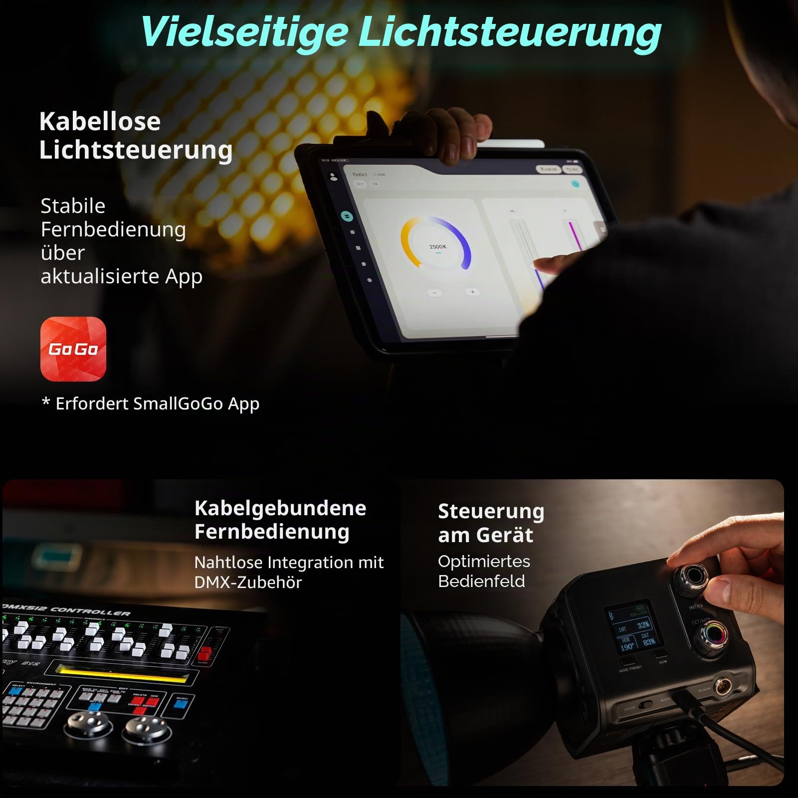 smallrig-rc-100c-rgbww-led-videoleuchte-5377-lite-tintenblau-100w image 6