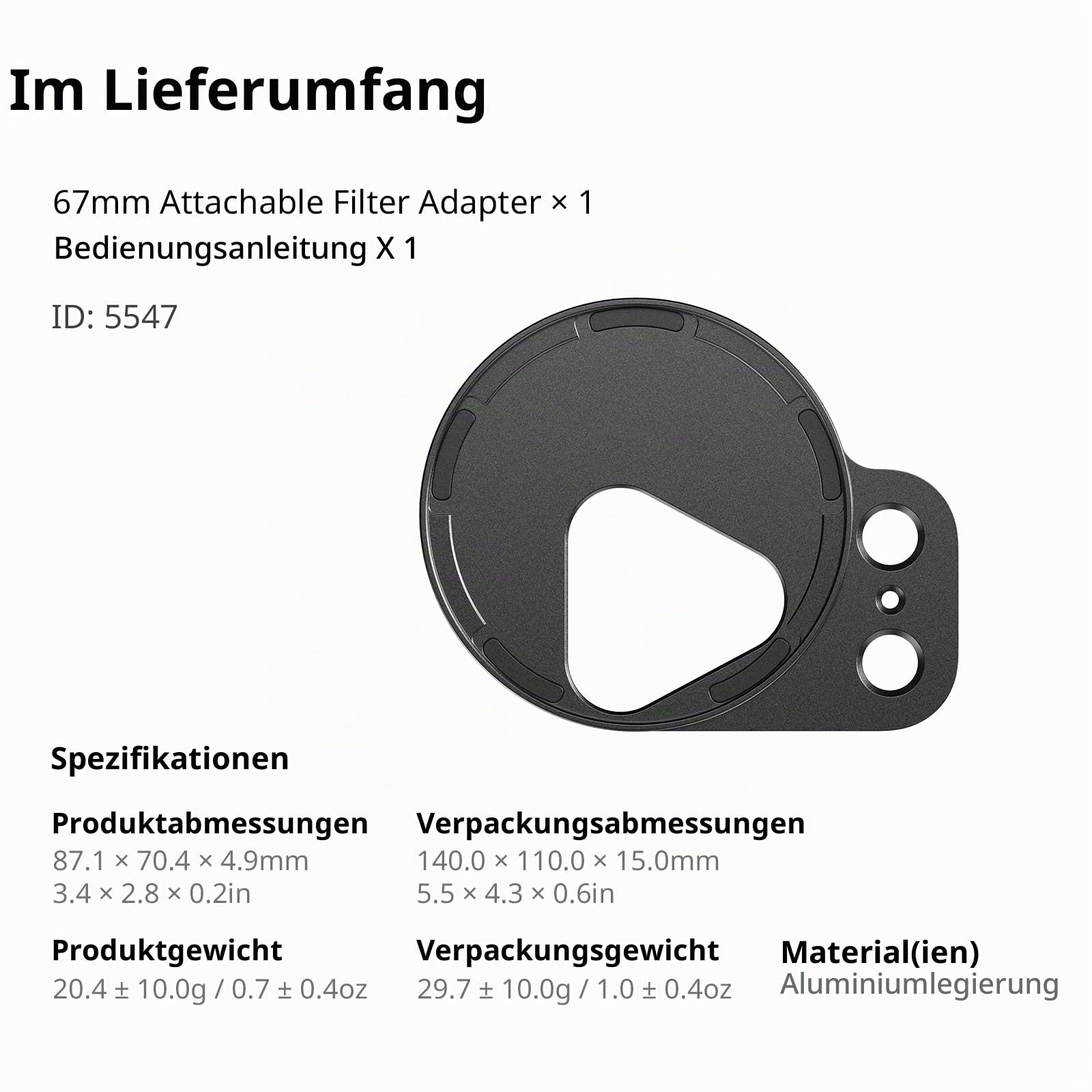 smallrig-filmov-67mm-magnetfilteradapter-5547 image 6
