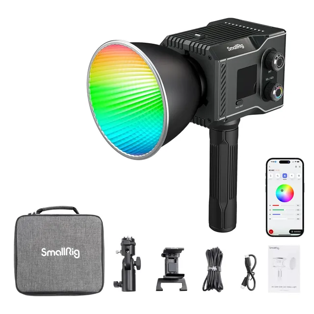 smallrig-rc-60c-4810-rgbcw-led-videoleuchte-2500k-10000k-mit-akku image 1