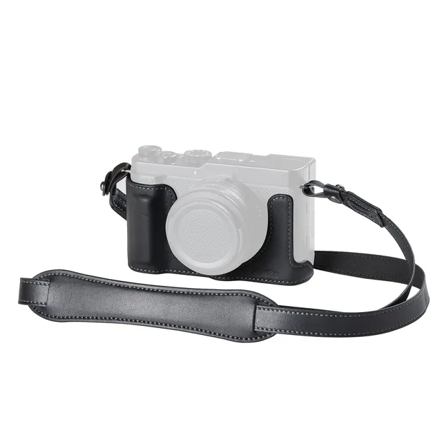 smallrig-6274-leder-halbtasche-f-r-panasonic-lumix-l10-mit-schultergurt-schwarz image 1