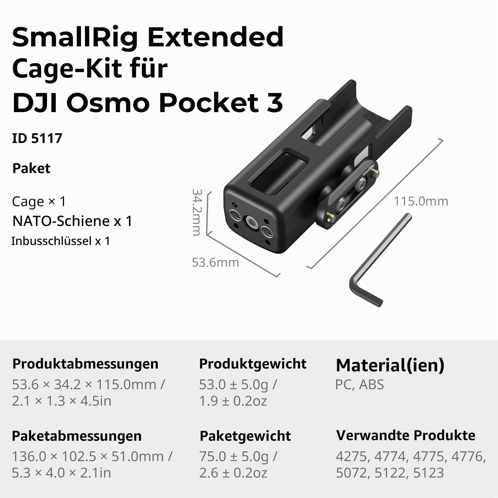 smallrig-5117-erweiterungsadapter-halbk-fig-f-r-dji-osmo-pocket-3 image 7