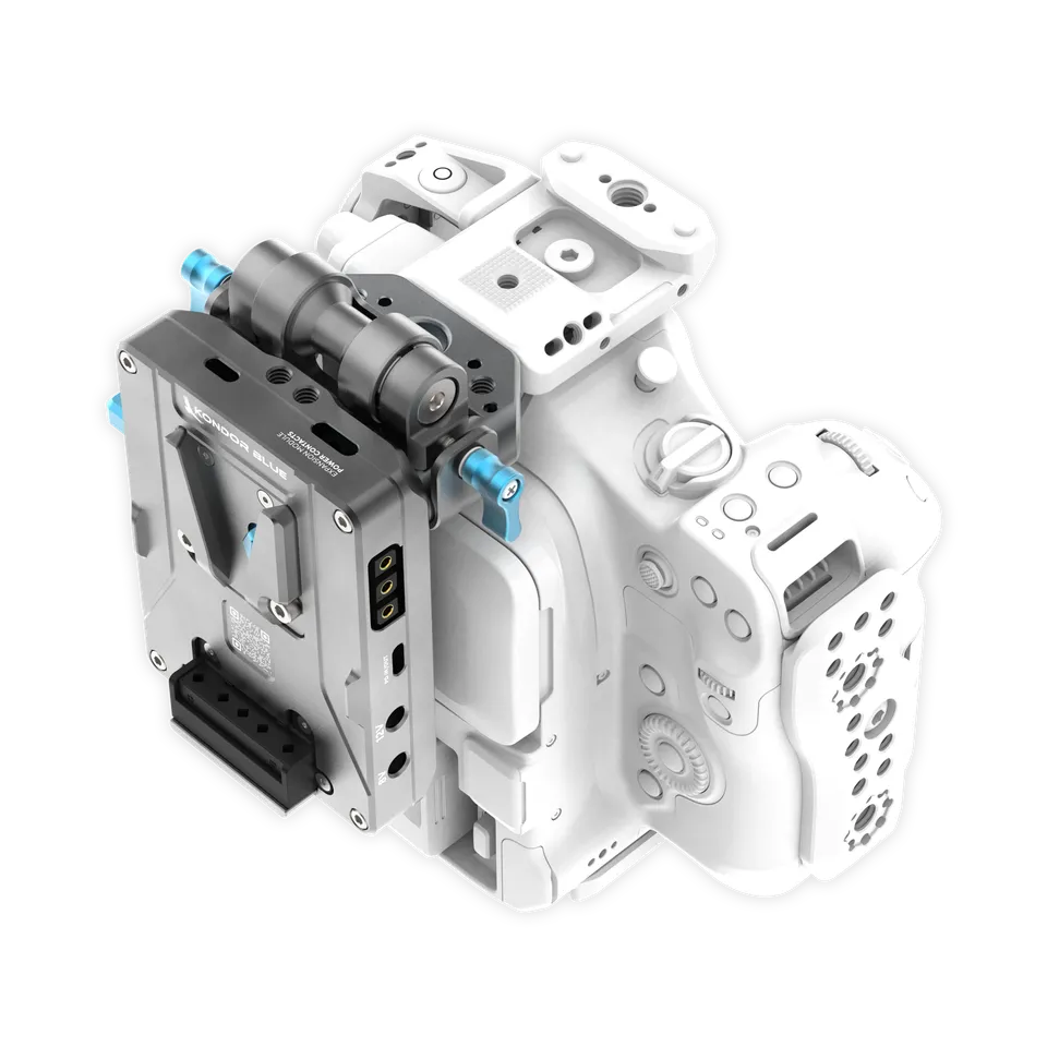 kondor-blue-canon-c80-cage-battery-plate-kit image 1
