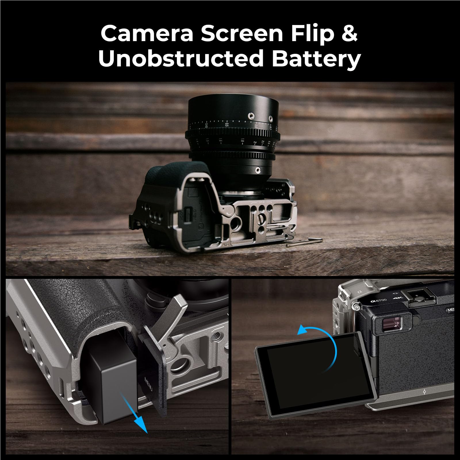 smallrig-5060-hawklock-quick-release-cage-kit-f-r-sony-alpha-6700-mit-arca-platt image 7