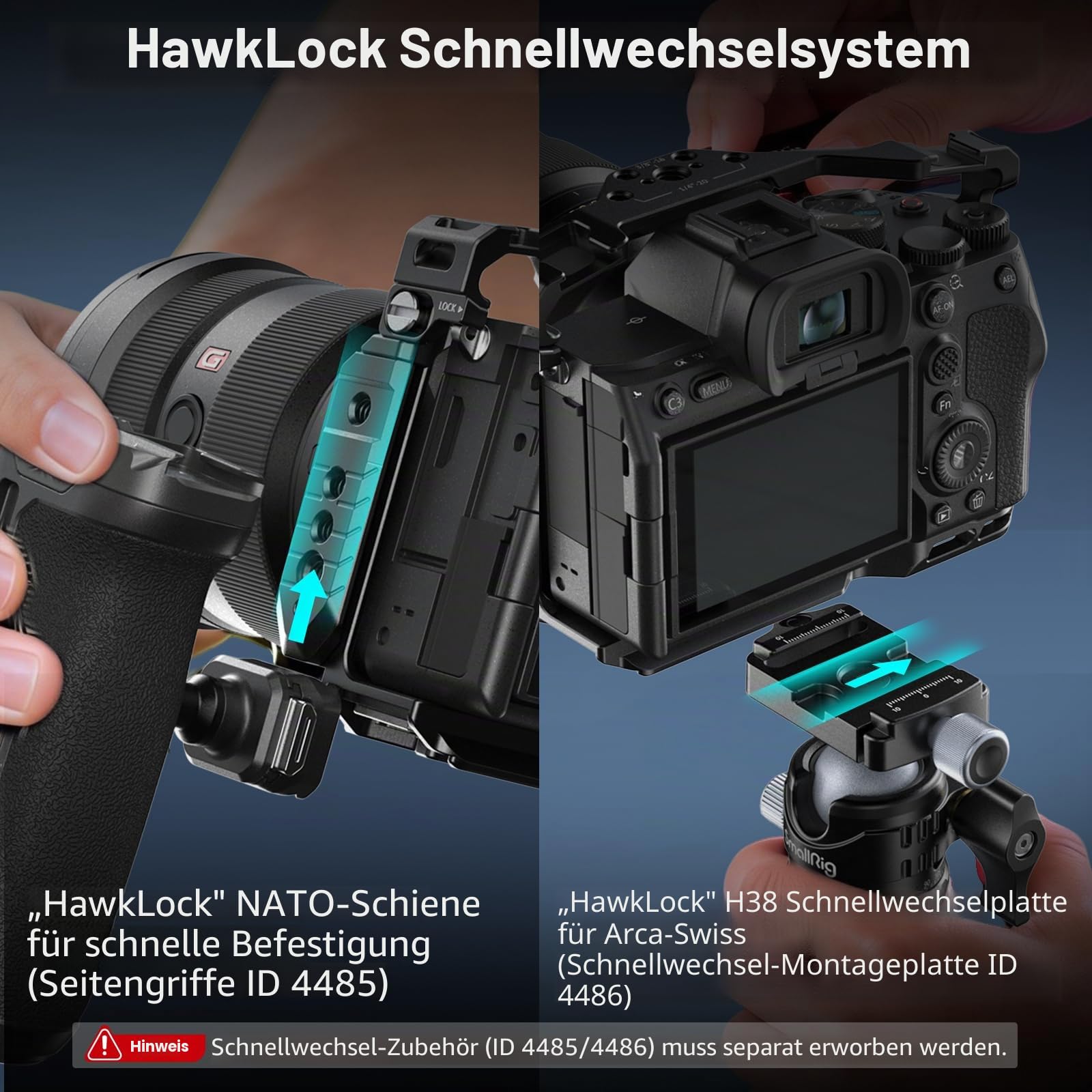 smallrig-3668c-hawklock-kamera-cage-basis-kit-f-r-sony-alpha-7-v-7r-v-7-iv-7s-ii image 6