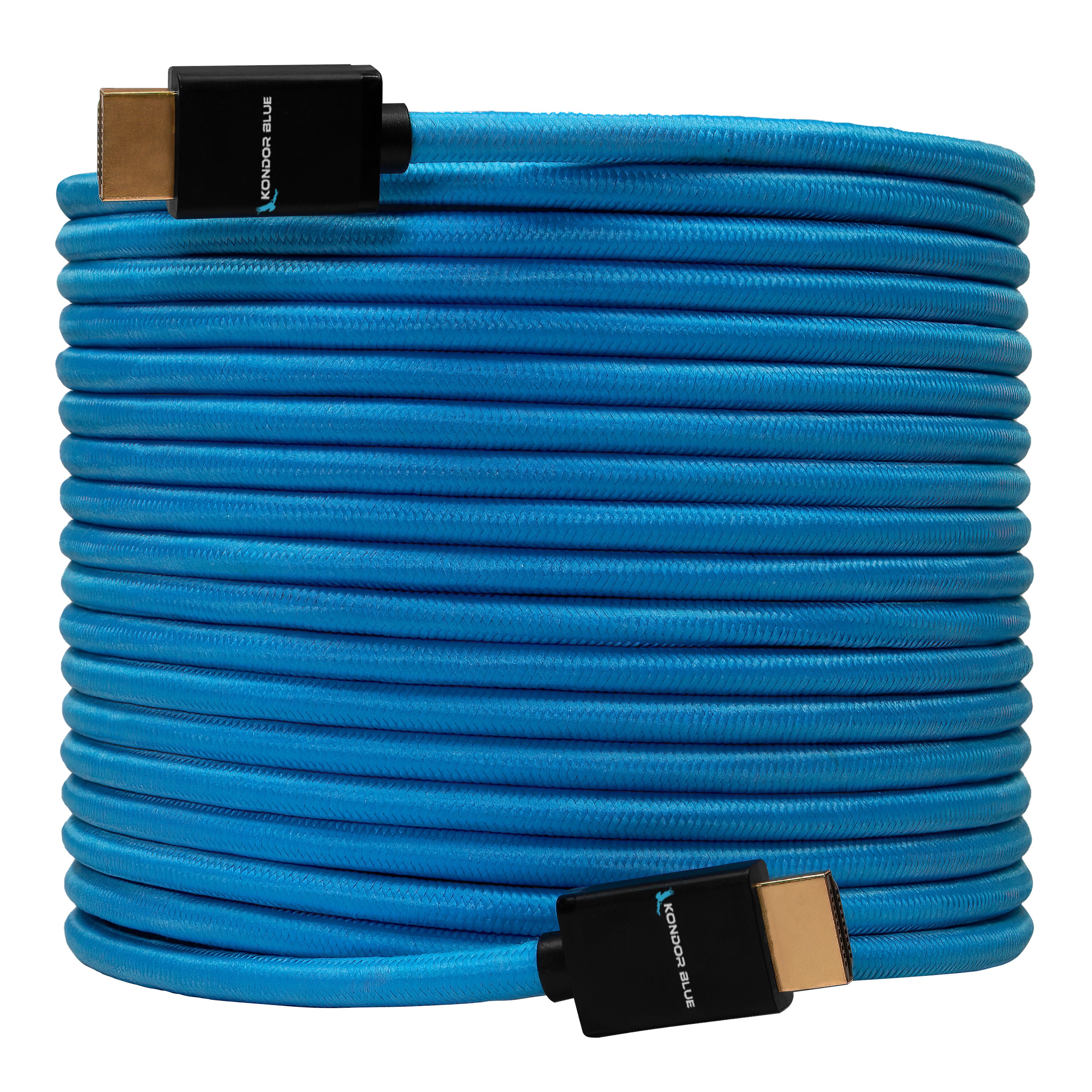 kondor-blue-hdmi-kabel-25ft-4k-30hz-nylon-blau-full-hdmi image 2