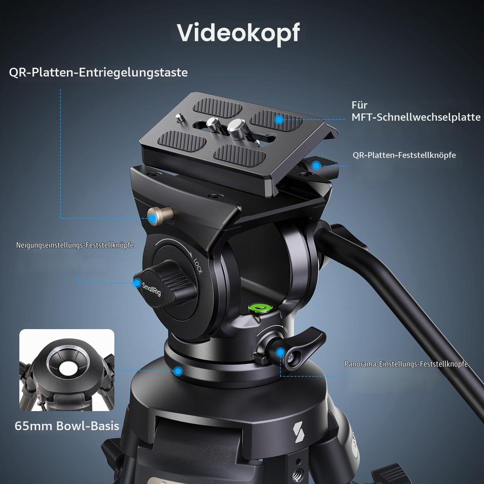 smallrig-ad-50lite-4684-videostativ-158cm-aluminium-fluidkopf image 5