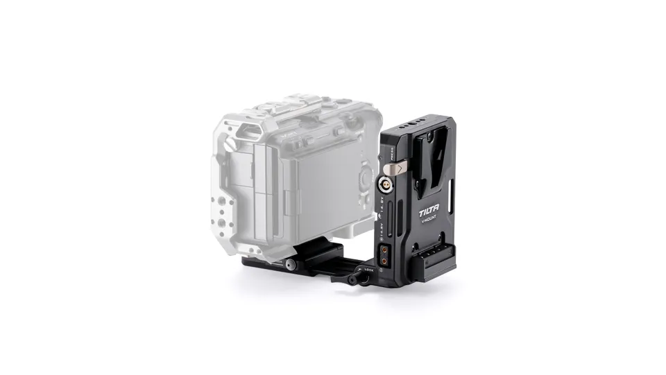 tilta-mini-pd-v-mount-battery-plate-mit-adjustable-arca-receiver-kit-black-open- image 1