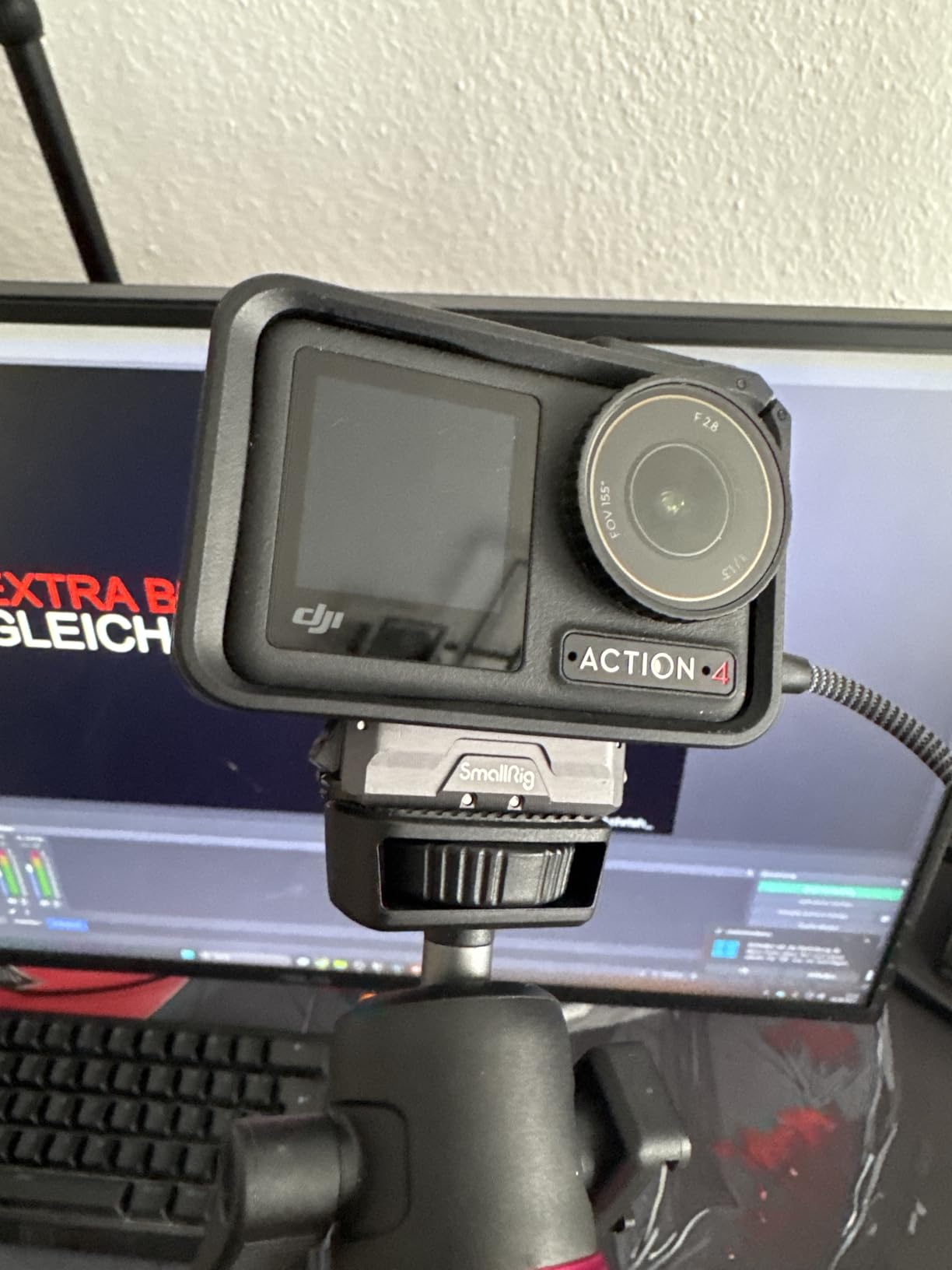 Perfekt für Moto-Vlogs
