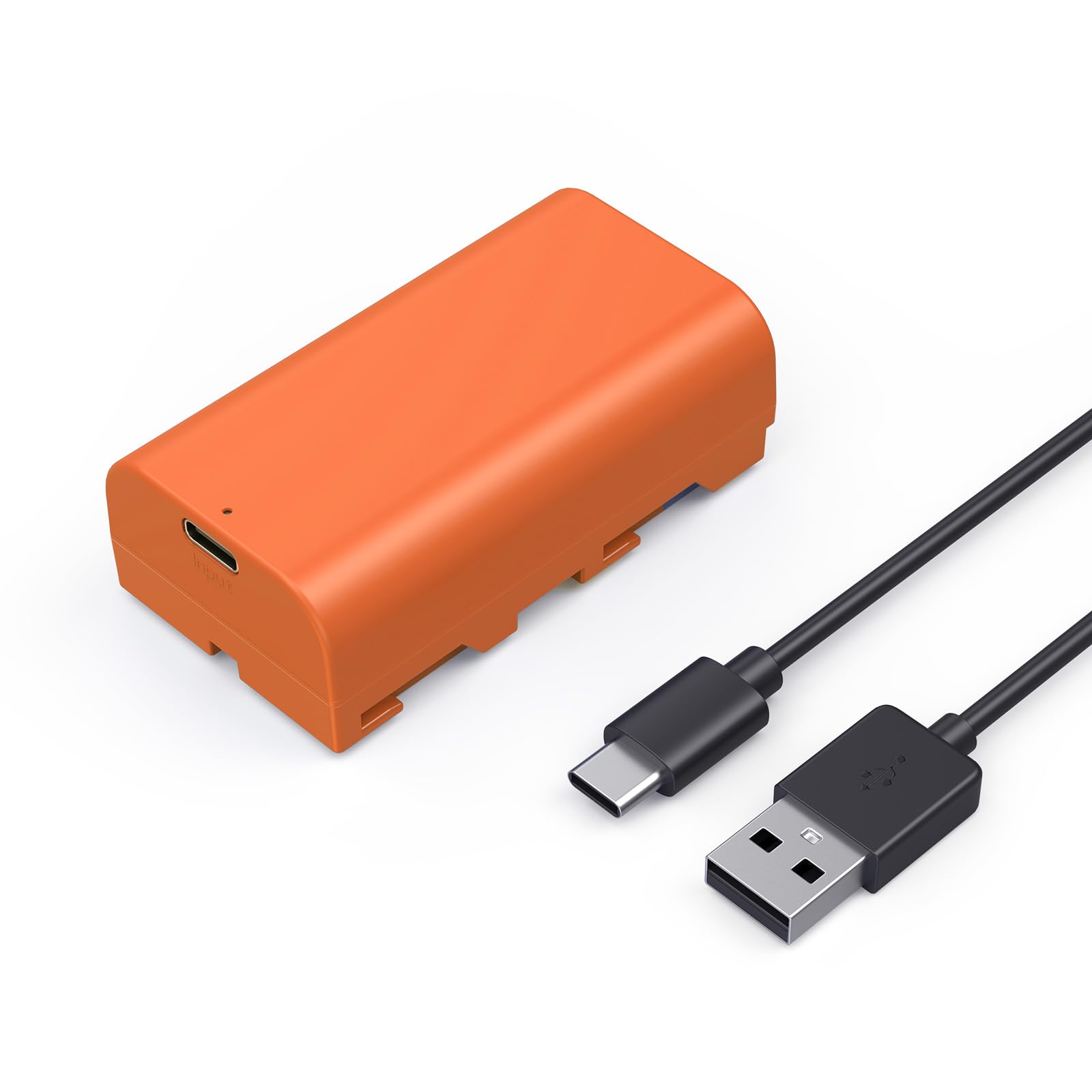 smallrig-4971-np-f550-usb-c-kamera-akku-3500mah-f-r-sony-np-f-orange image 1
