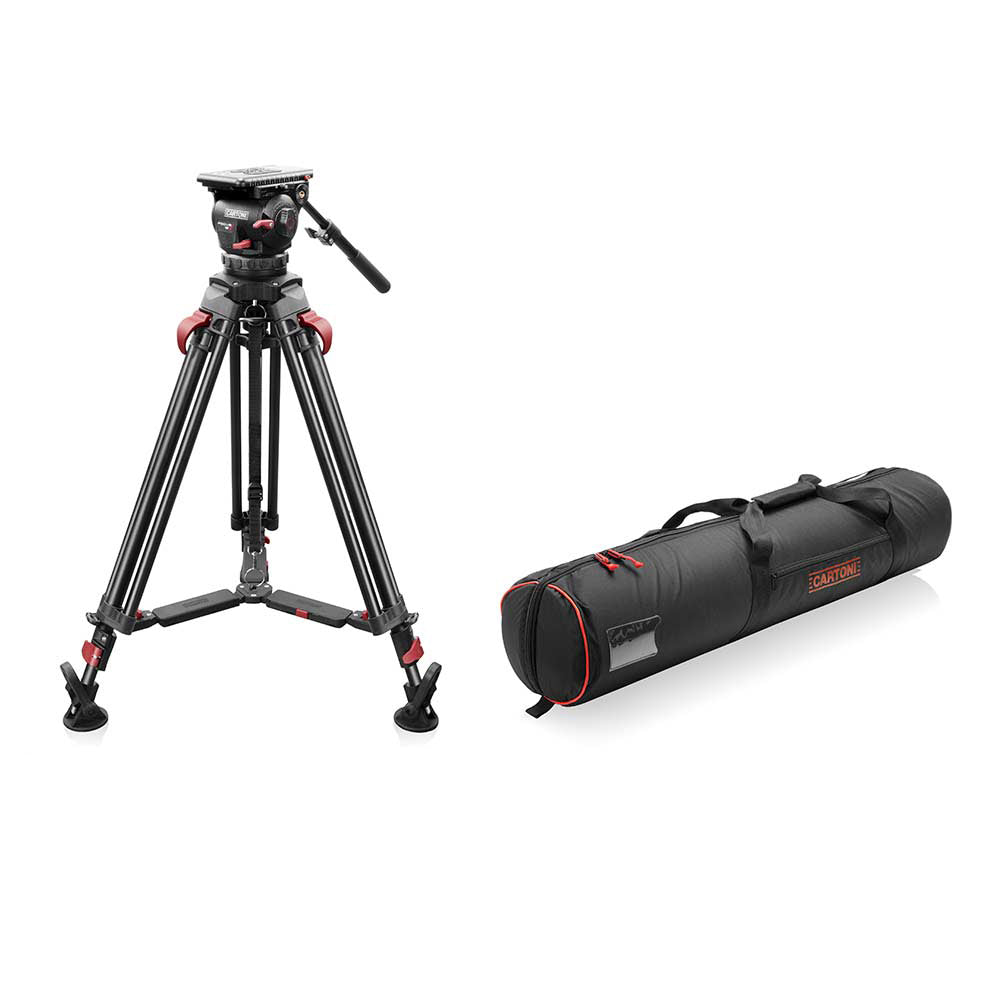 shape-focus-12-fluidkopf-mit-red-lock-beinen-und-mittelspinne image 1