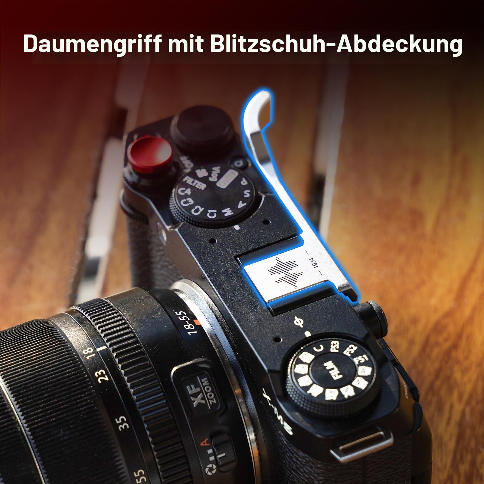 smallrig-4877b-daumengriff-blitzschuhabdeckung-silber-f-r-fujifilm-x-m5 image 3