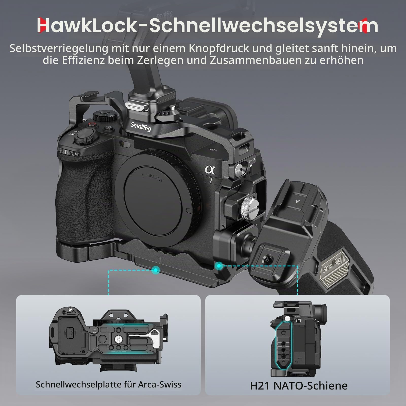 smallrig-hawklock-cage-kit-5599-f-r-sony-a7-v-a7r-v-a7-iv-a7s-iii-a1 image 6