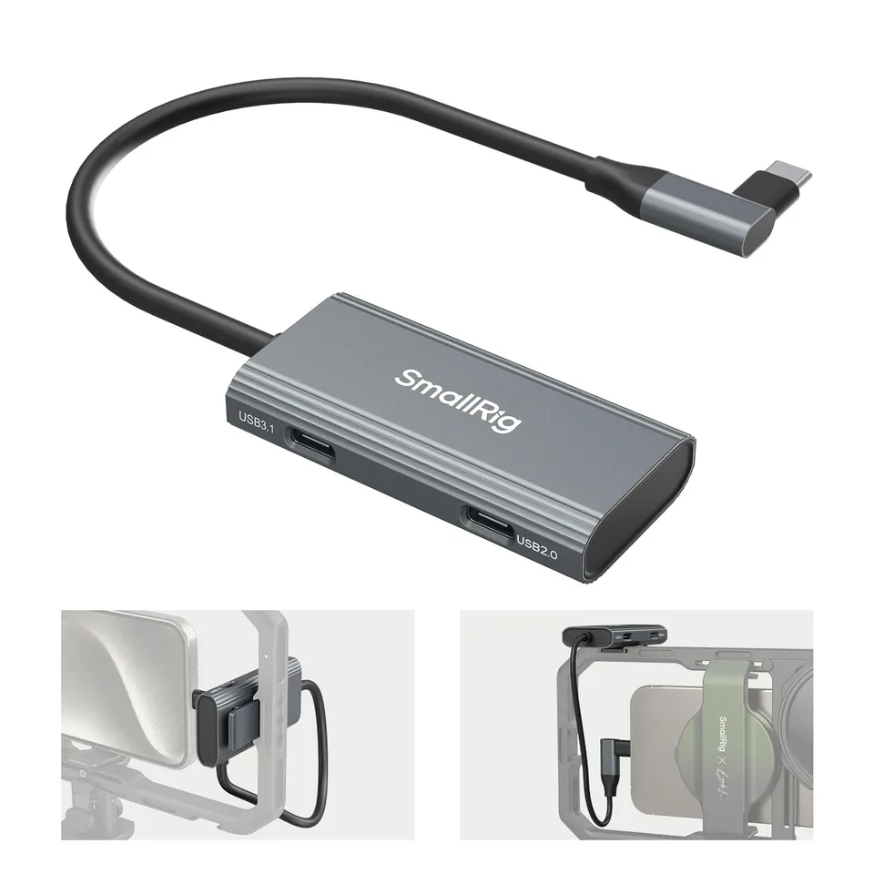 smallrig-4-in-1-usb-c-hub-mit-cold-shoe-mount-f-r-iphone-15-bis-17-4598 image 1