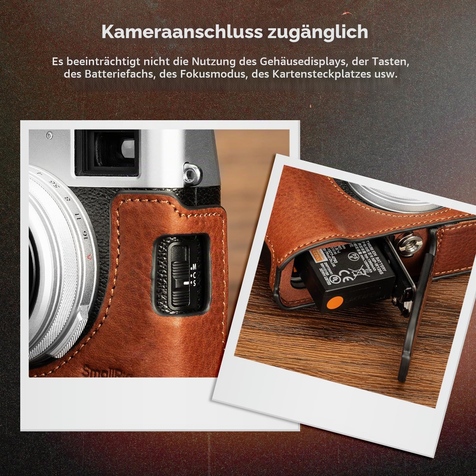 smallrig-4699-half-leather-case-kit-halbledertasche-braun-mit-schultergurt-f-r-f image 5
