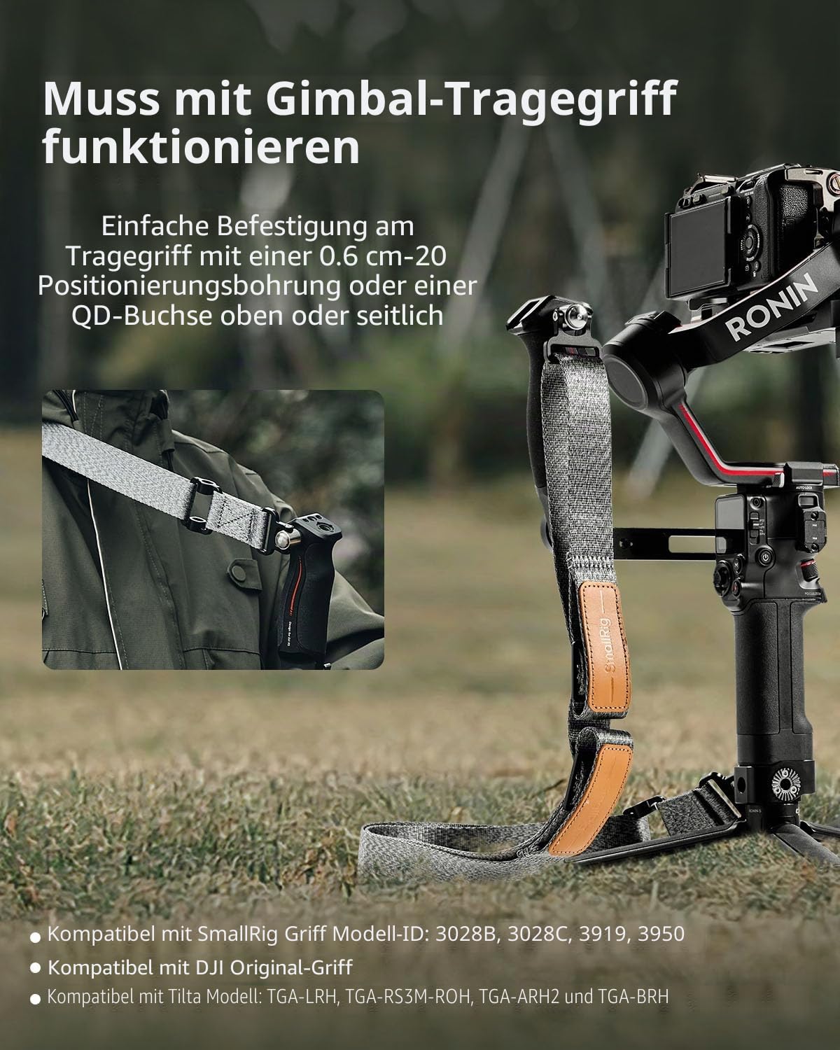 smallrig-4118c-schultergurt-mit-qd-schnellverschluss-f-r-dji-rs-4-rs-3-gimbal image 2