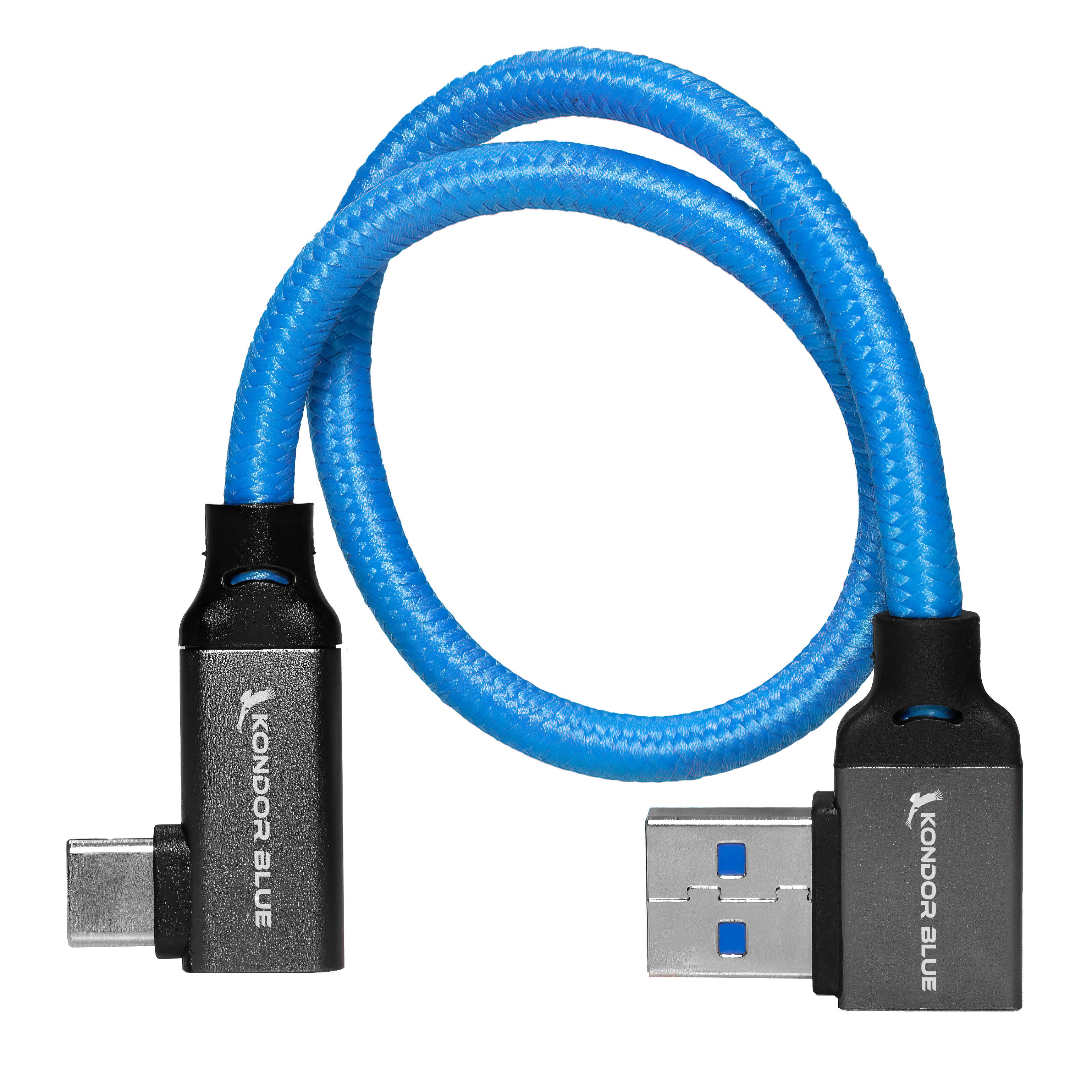 kondor-blue-usb-c-auf-usb-a-kabel-12-gewinkelt-zu-gewinkelt image 2