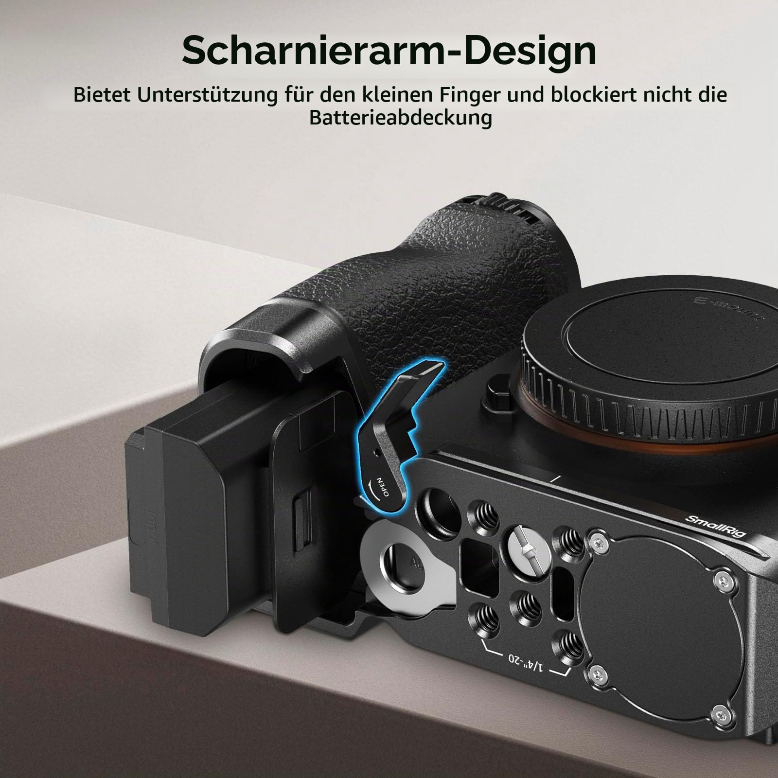 smallrig-5481-grundplatte-mit-airtag-slot-f-r-sony-alpha-7c-ii-7cr image 4