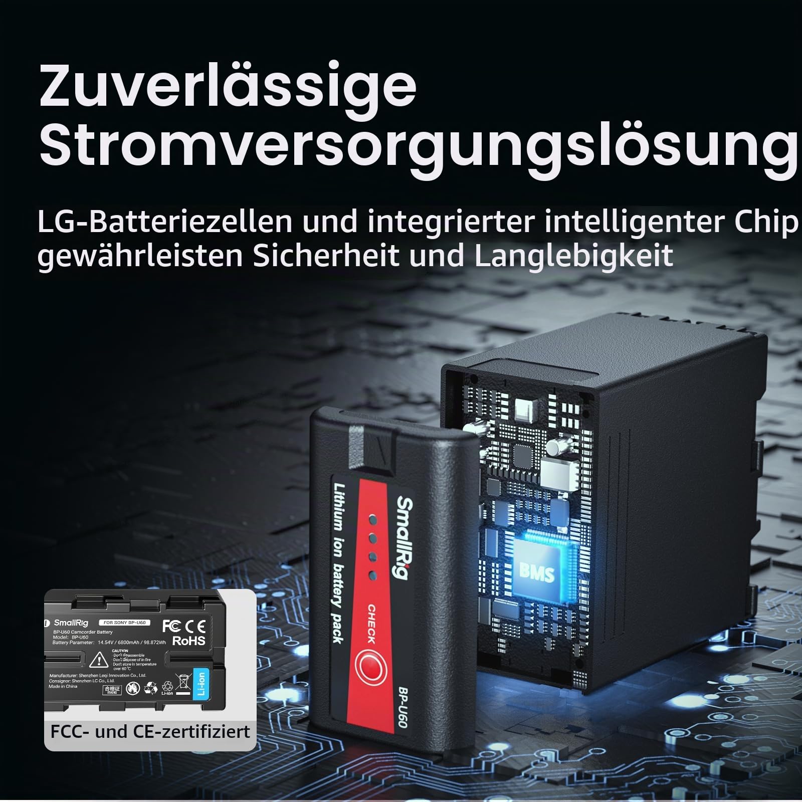 smallrig-bp-u60-akku-4670-99wh-6800mah-camcorder-batterie-f-r-sony-fx6-fx9-fs5-f image 3
