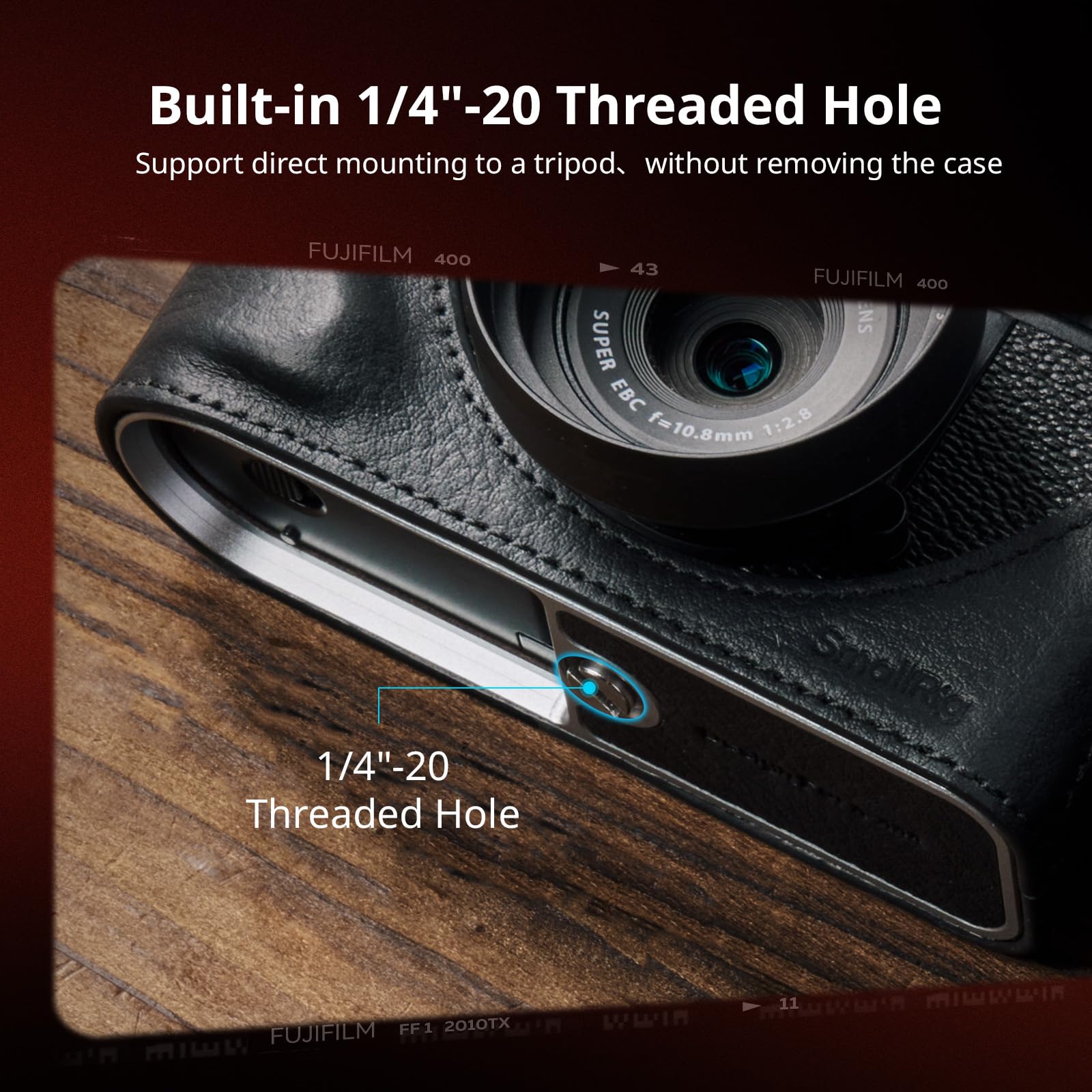 smallrig-5219-x-half-ledertasche-vollabdeckung-f-r-fujifilm-x-half-schwarz image 5