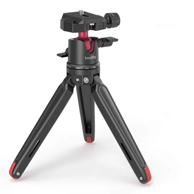 smallrig-mini-stativ-but2664-aluminium-mit-360-kugelkopf-und-arca-platte image 1