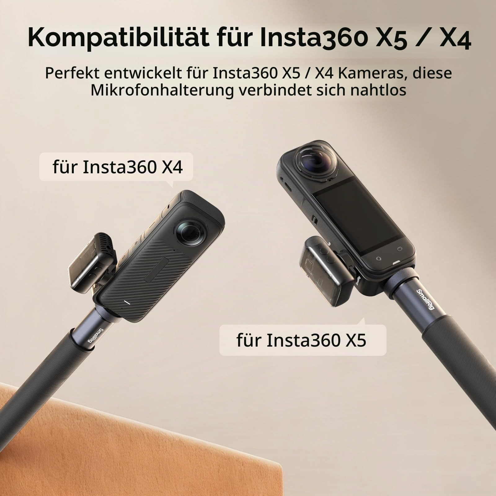 smallrig-5825-cold-shoe-halterung-360-f-r-insta360-x5-x4-und-dji-mic-3 image 3