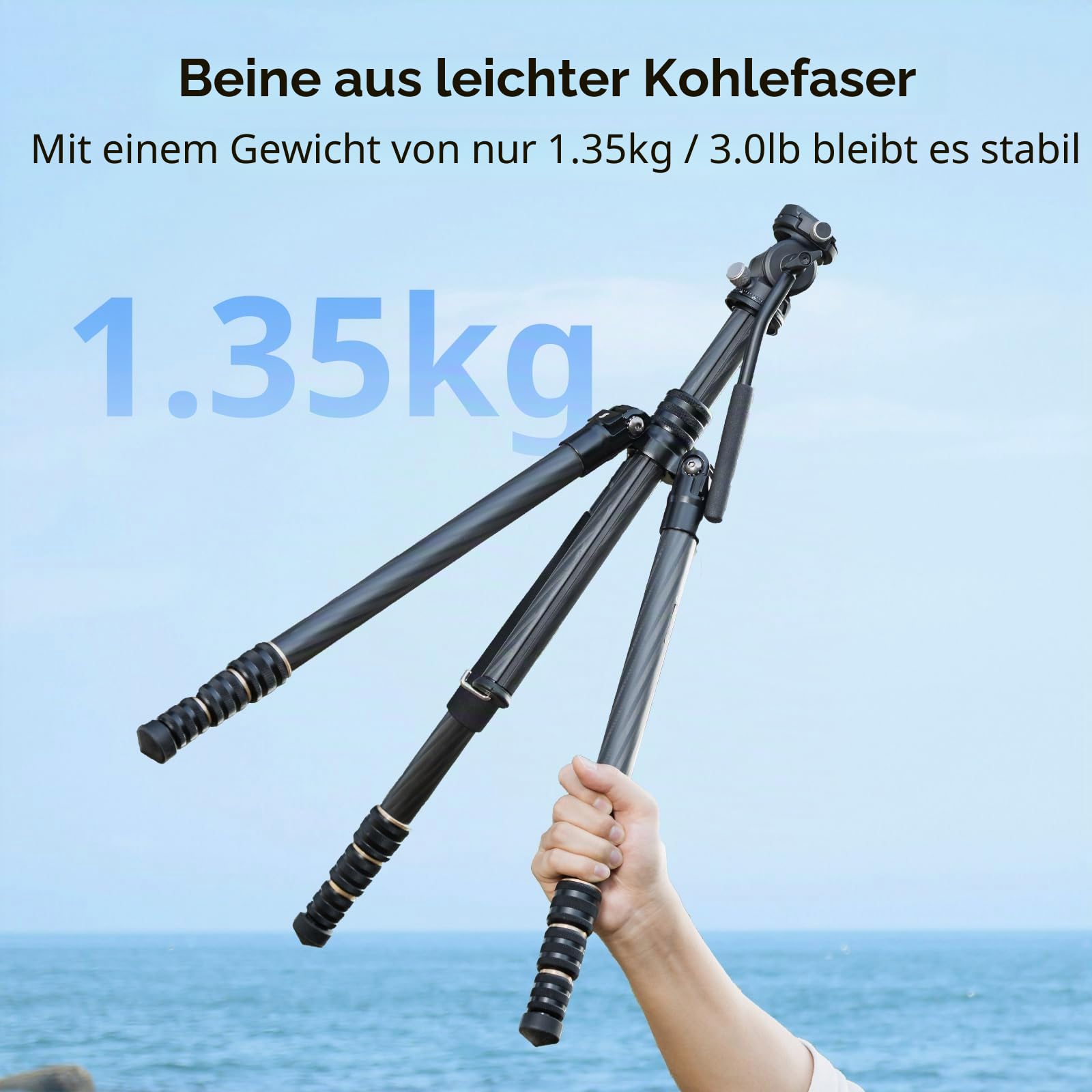 smallrig-ct150-4937-carbon-reise-videostativ-mit-fluidkopf image 2