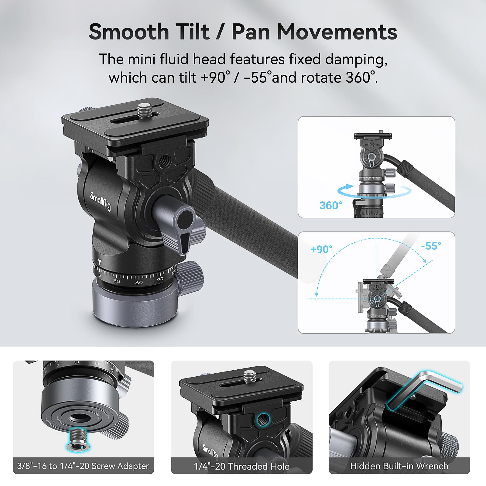 smallrig-freeblazer-ct190-4319-72-zoll-video-stativ-mit-fluidkopf-und-einbeinsta image 6