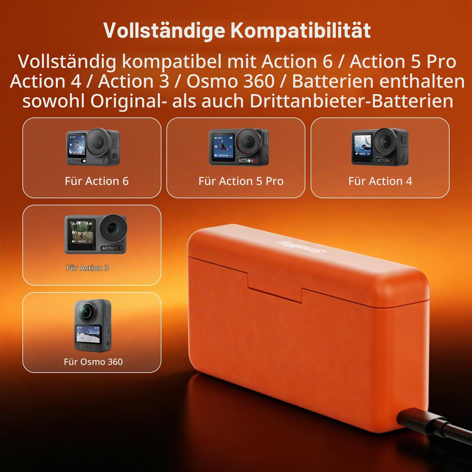 smallrig-akkuladeger-t-f-r-dji-action-6-5-pro-4-3-osmo-360-3-kanal image 3