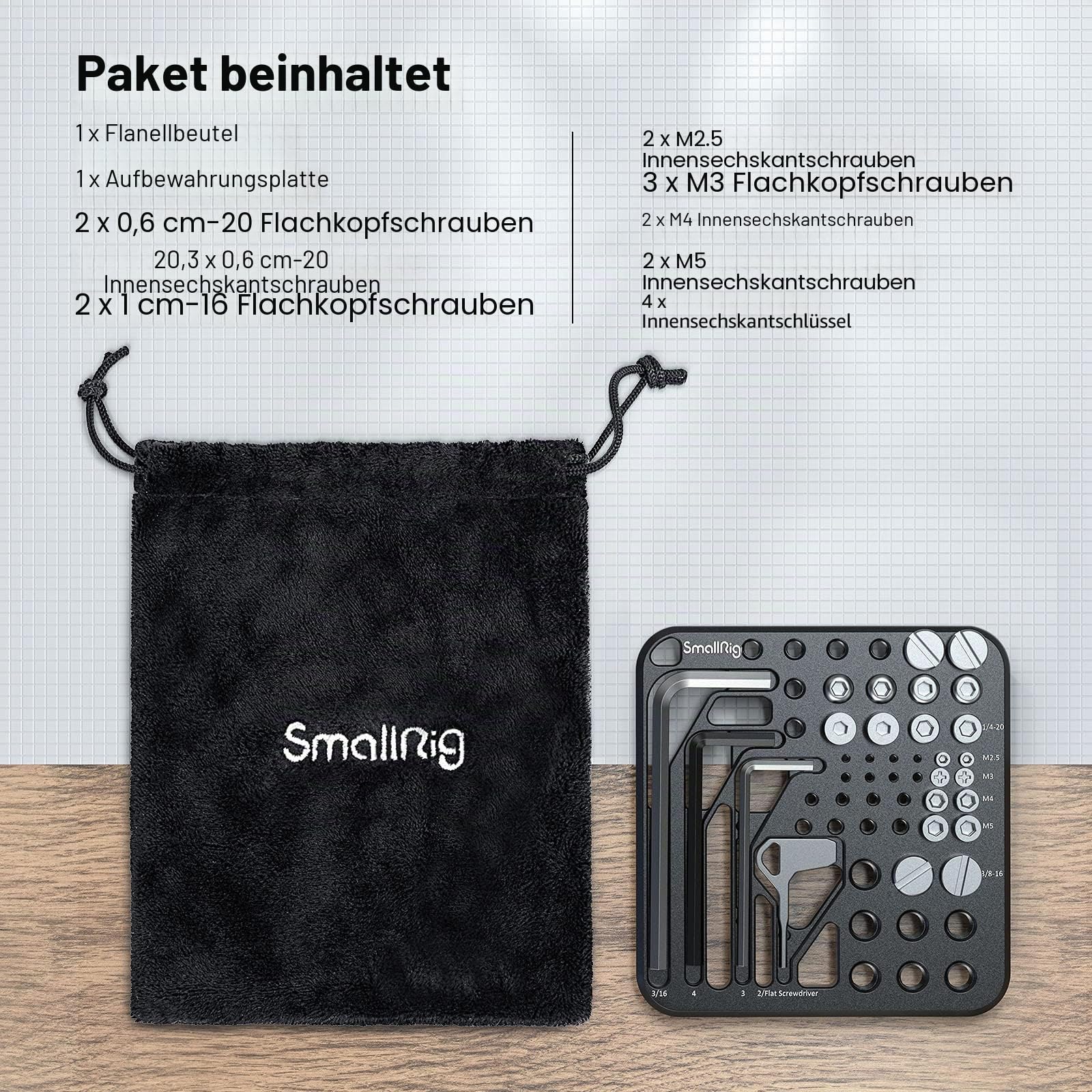 smallrig-md3184-aufbewahrungsplatte-f-r-rig-schrauben-schraubendreher image 7