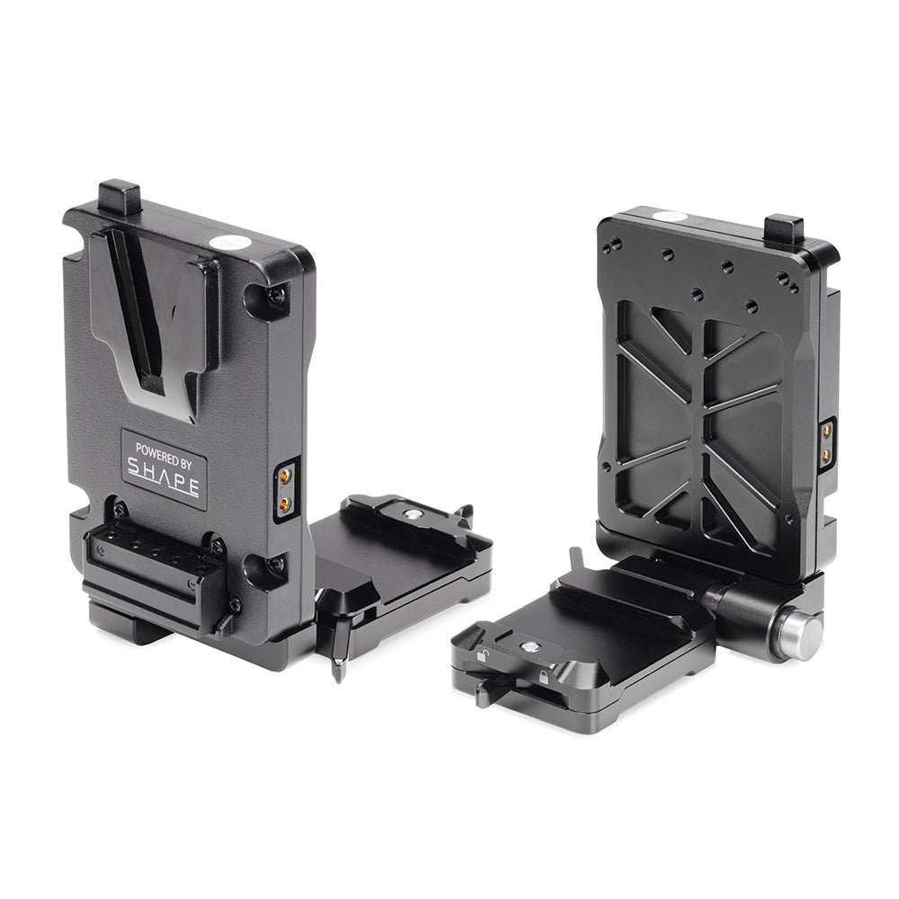 shape-creator-mini-v-mount-akkuplatte-mit-arca-swiss-receiver-und-d-tap image 1
