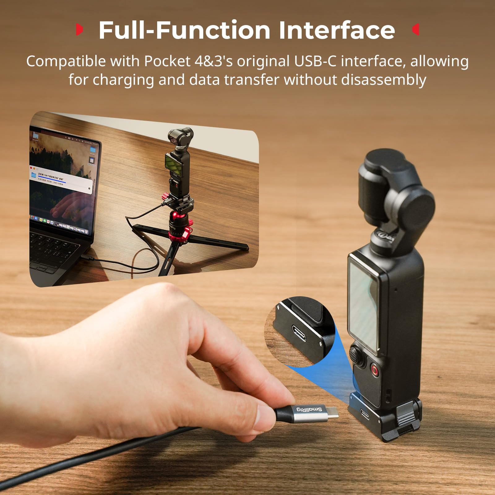 smallrig-5376-ladeadapter-f-r-dji-osmo-pocket-4p-4-3-typ-c-desktop-station image 6